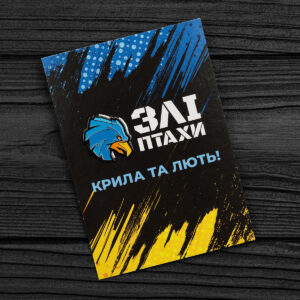 Пін (значок) «Злі птахи», на картці